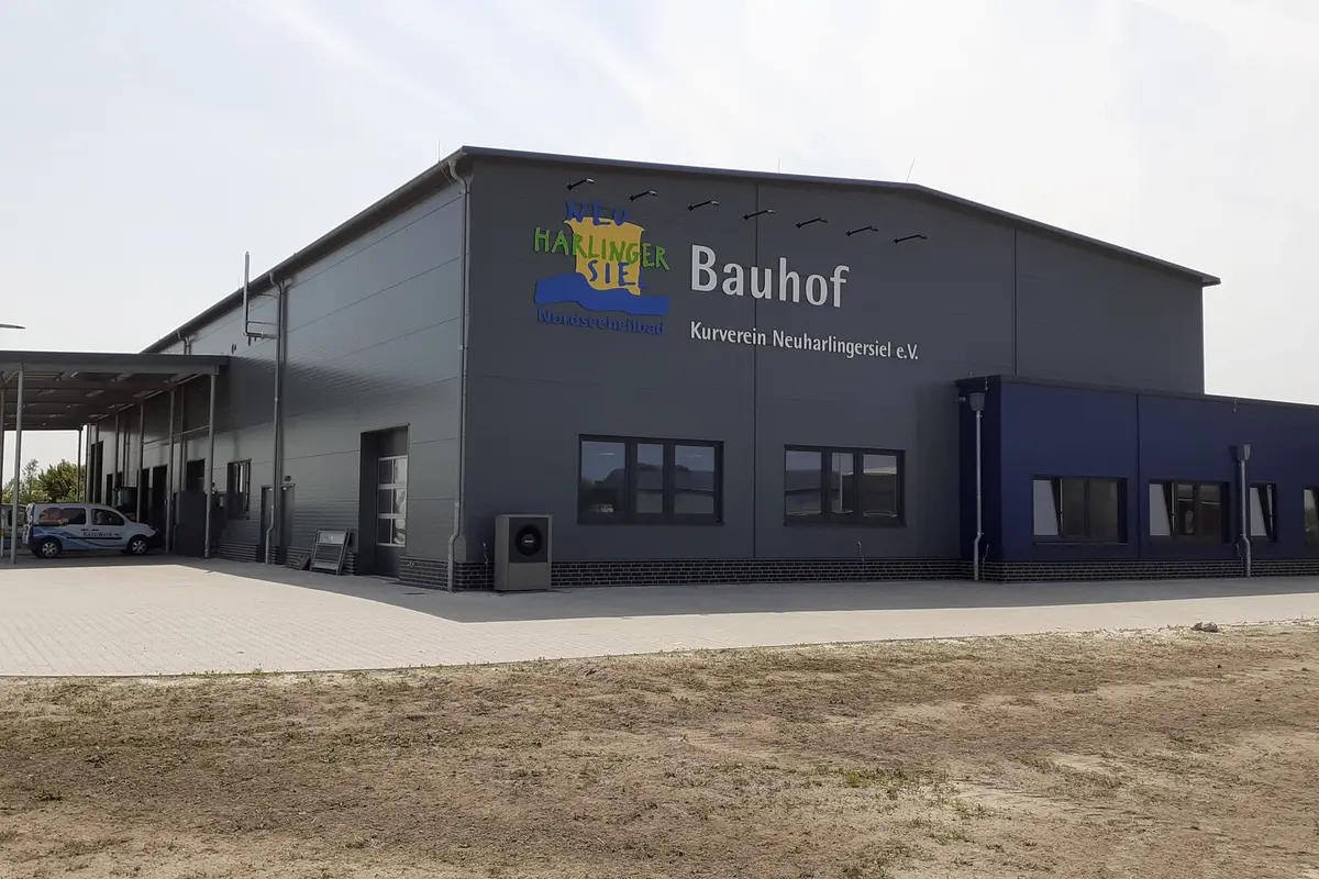 Bauhof Neuharlingersiel: Rückansicht