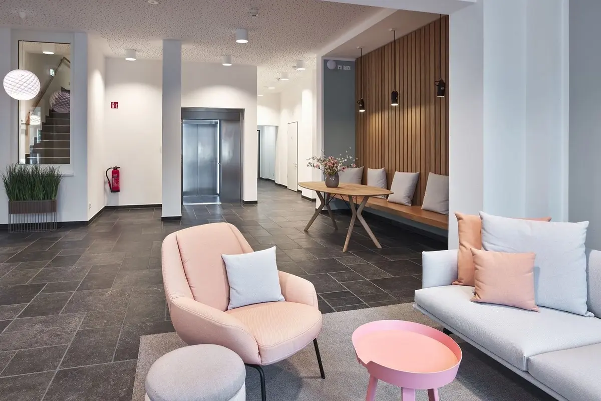 Lobby des Galeriehotel Langeoog