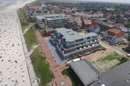 Das Aparthotel aus der Luft