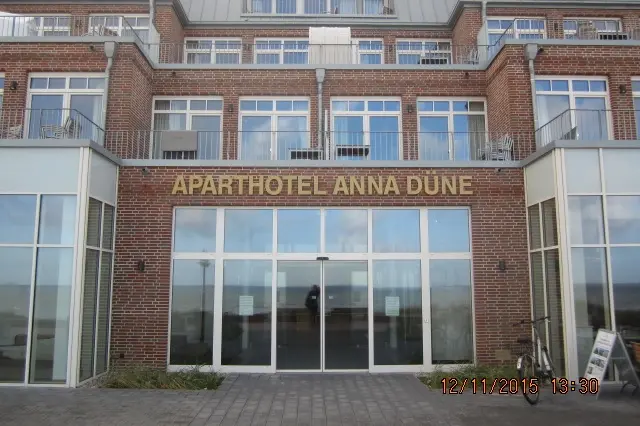 Haupteingang des Aparthotels